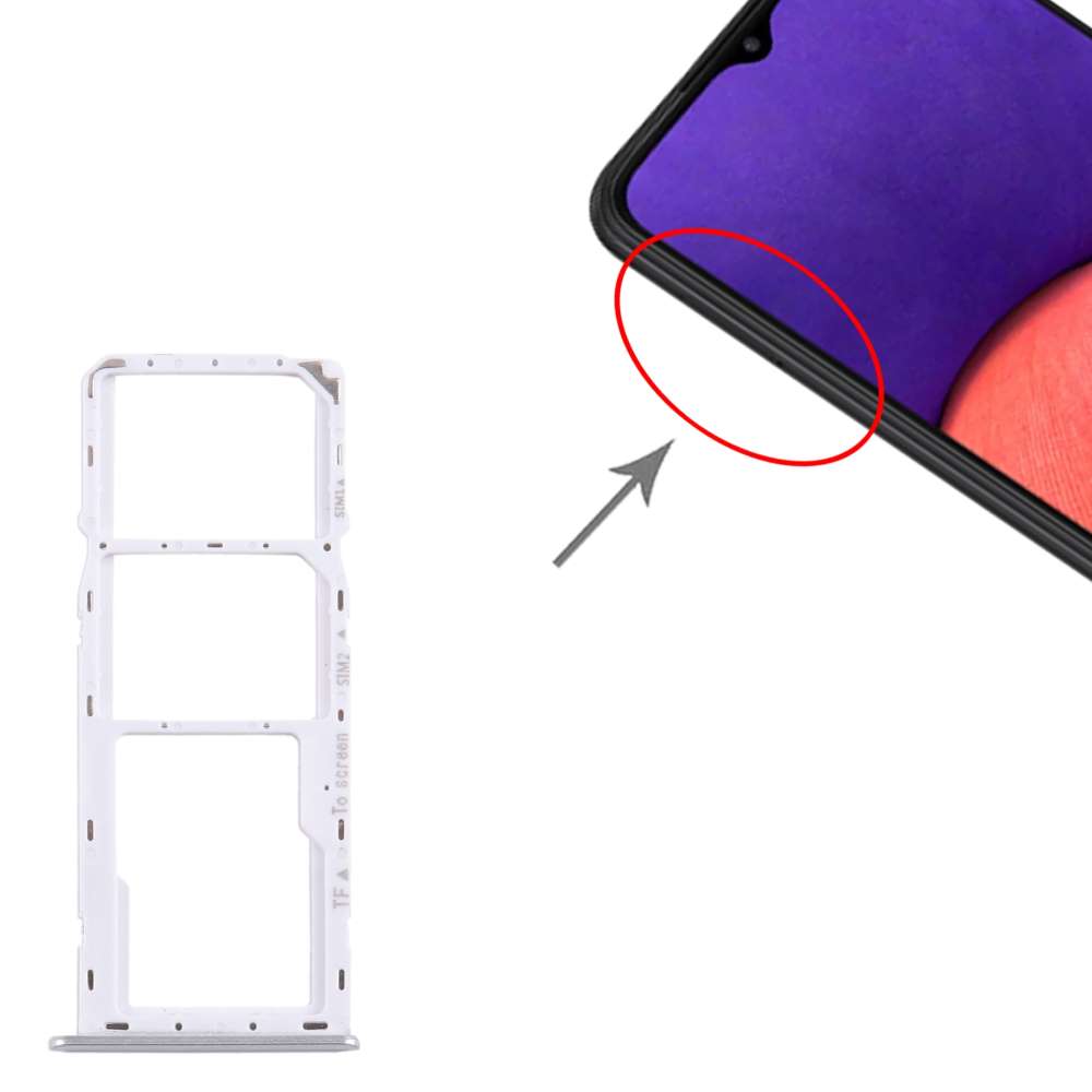 Dual Sim Tray für Samsung Galaxy A22 5G Kartenhalter Fach Schlitten SD Card Slot
