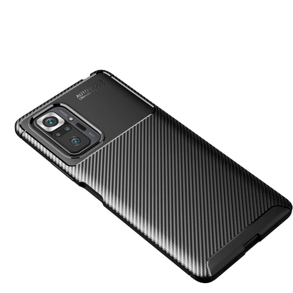 TPU Case für XIAOMI REDMI NOTE 10S Carbon Fiber Muster Shockproof Texture Hülle