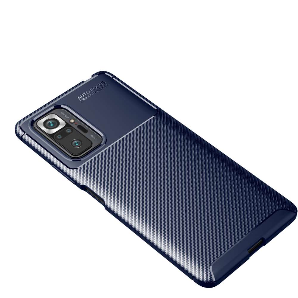 TPU Case für XIAOMI REDMI NOTE 10S Carbon Fiber Muster Shockproof Texture Hülle