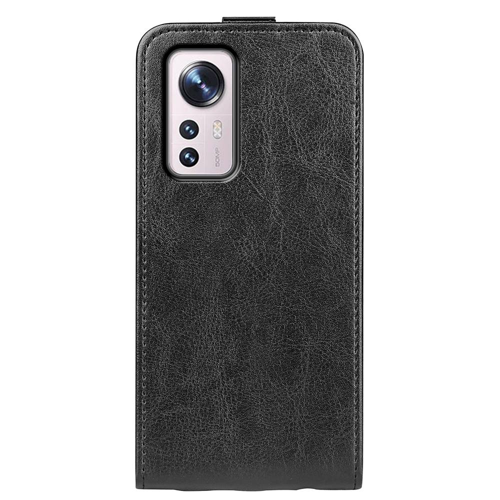 Handy Tasche für Xiaomi 12 12X Crazy Horse Klappetui Swipe Card Schutzhülle