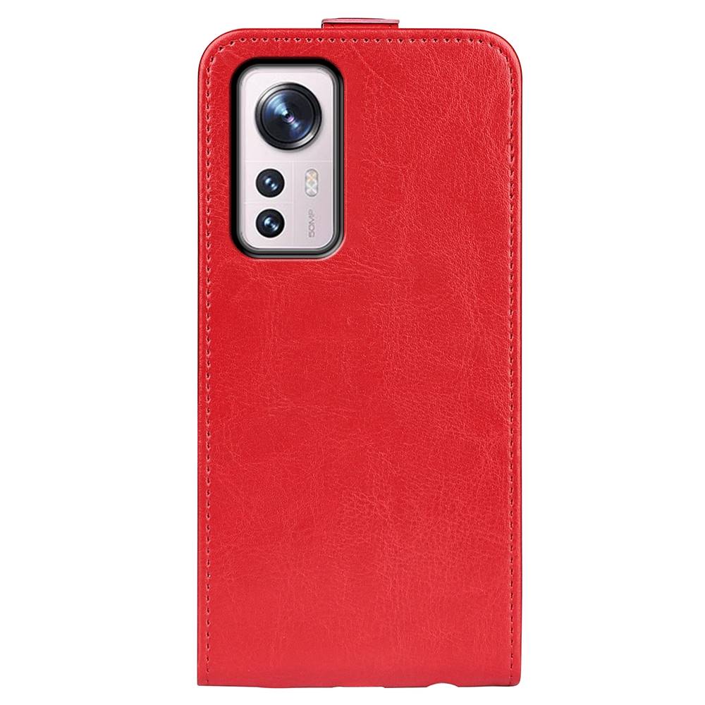 Handy Tasche für Xiaomi 12 12X Crazy Horse Klappetui Swipe Card Schutzhülle