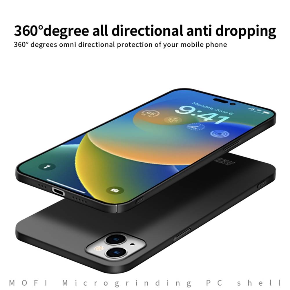 MOFI Hard Cover für Apple iPhone 14 ultradünne PC Handyhülle Matt Case 0,7mm