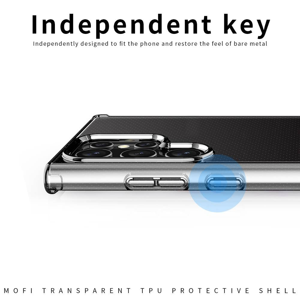 MOFI TPU Hülle für Samsung Galaxy S22 ULTRA Ming Series Transparent Schutzcover