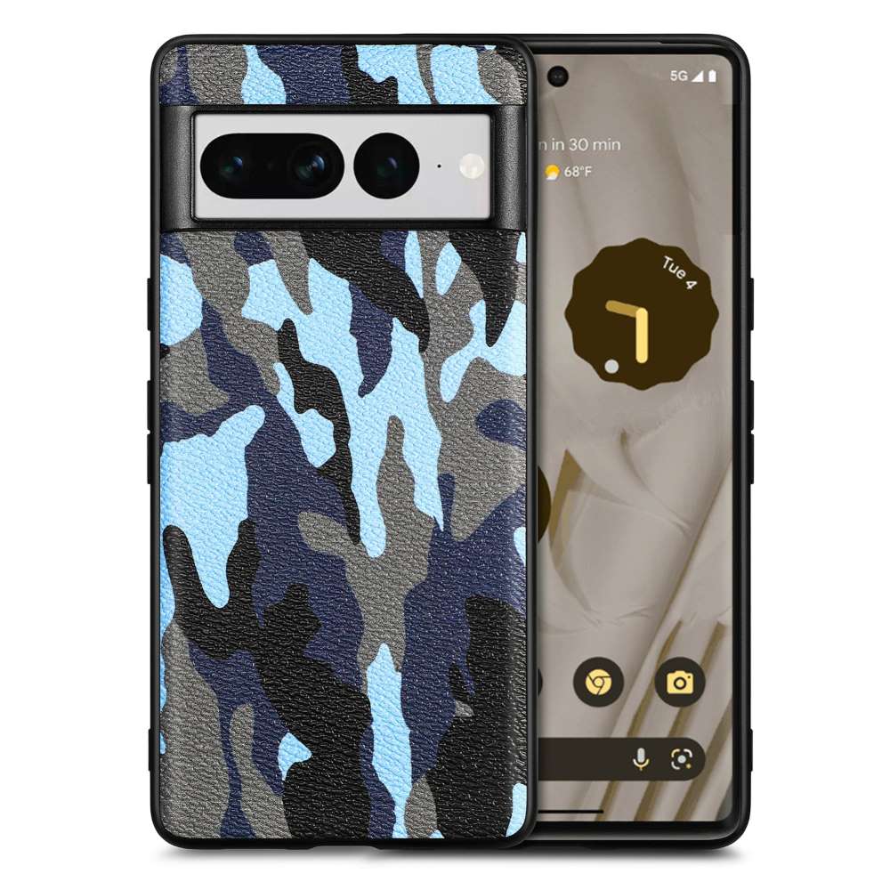 TPU Hülle für Google Pixel 7 PRO Camouflage Schutz Case Army Flexi Tarn Cover