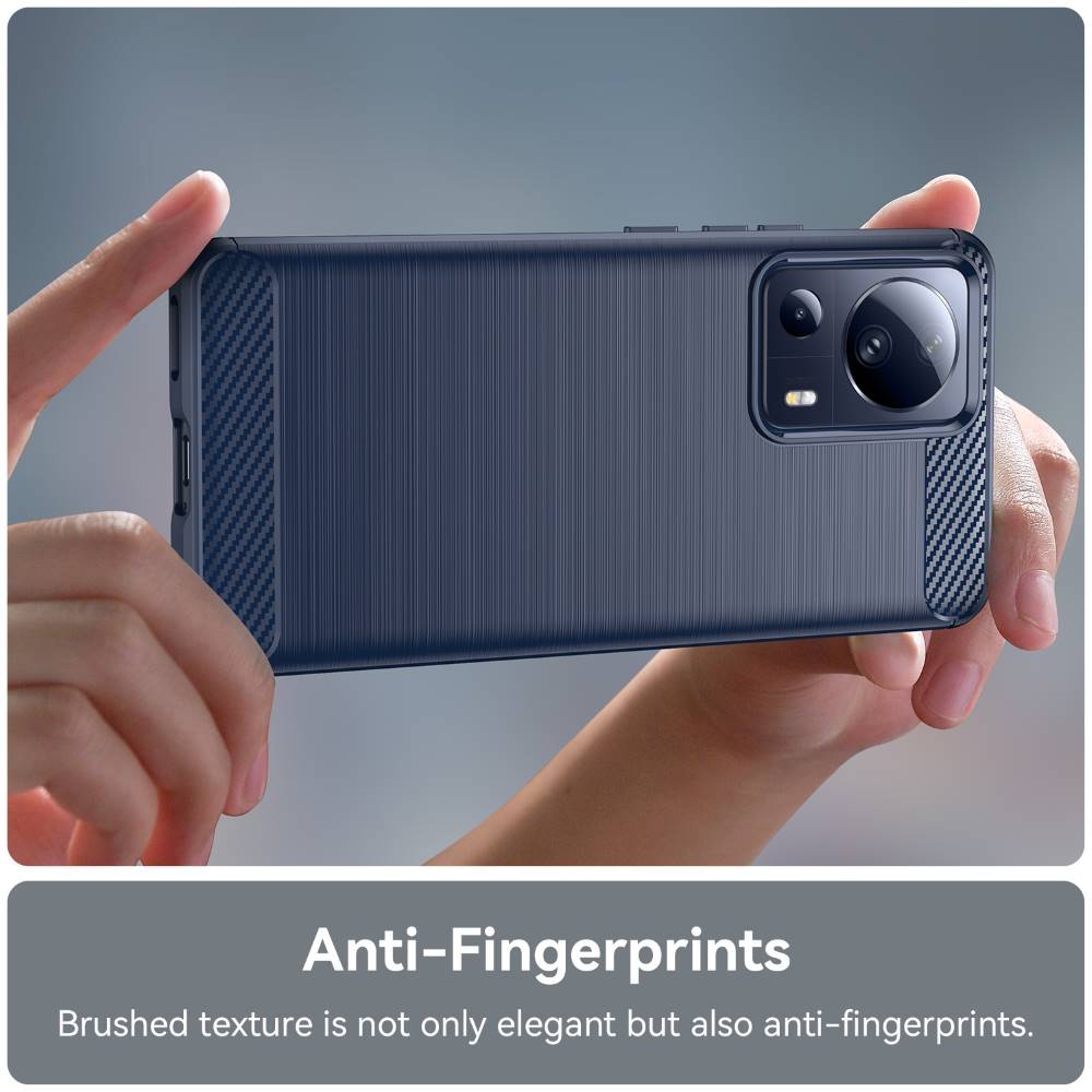 TPU Hülle für Xiaomi 13 LITE Carbon Fiber Skin Brushed Schutzcover Soft Case