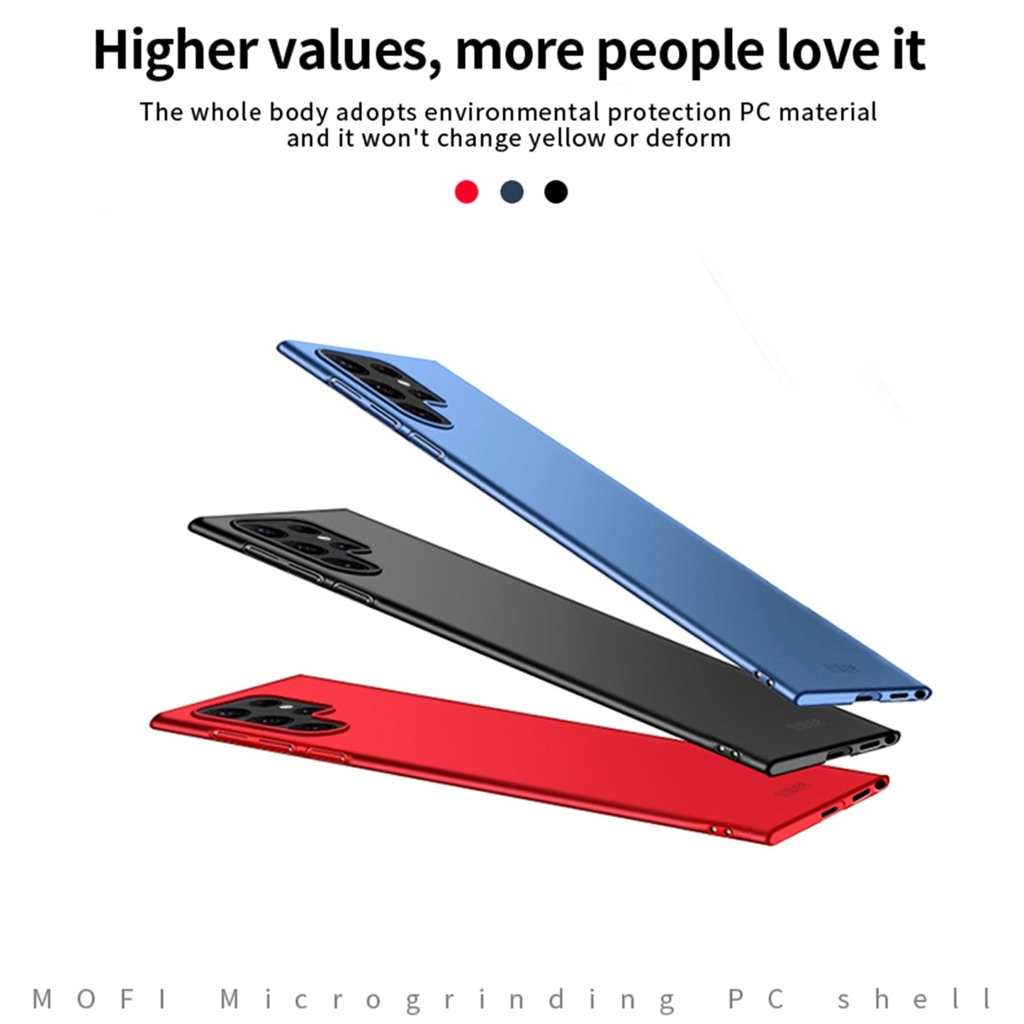 MOFI Hard Cover für Samsung Galaxy S24 ULTRA ultradünne Handyhülle Matt Frosted