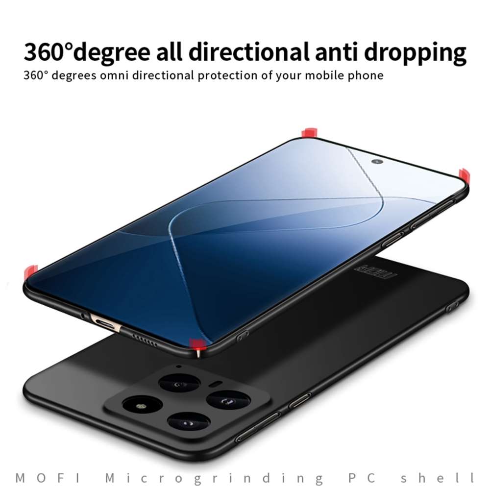 MOFI Hard Cover für Xiaomi 14 ultradünne PC Handyhülle Matt Case 0,7mm Frosted