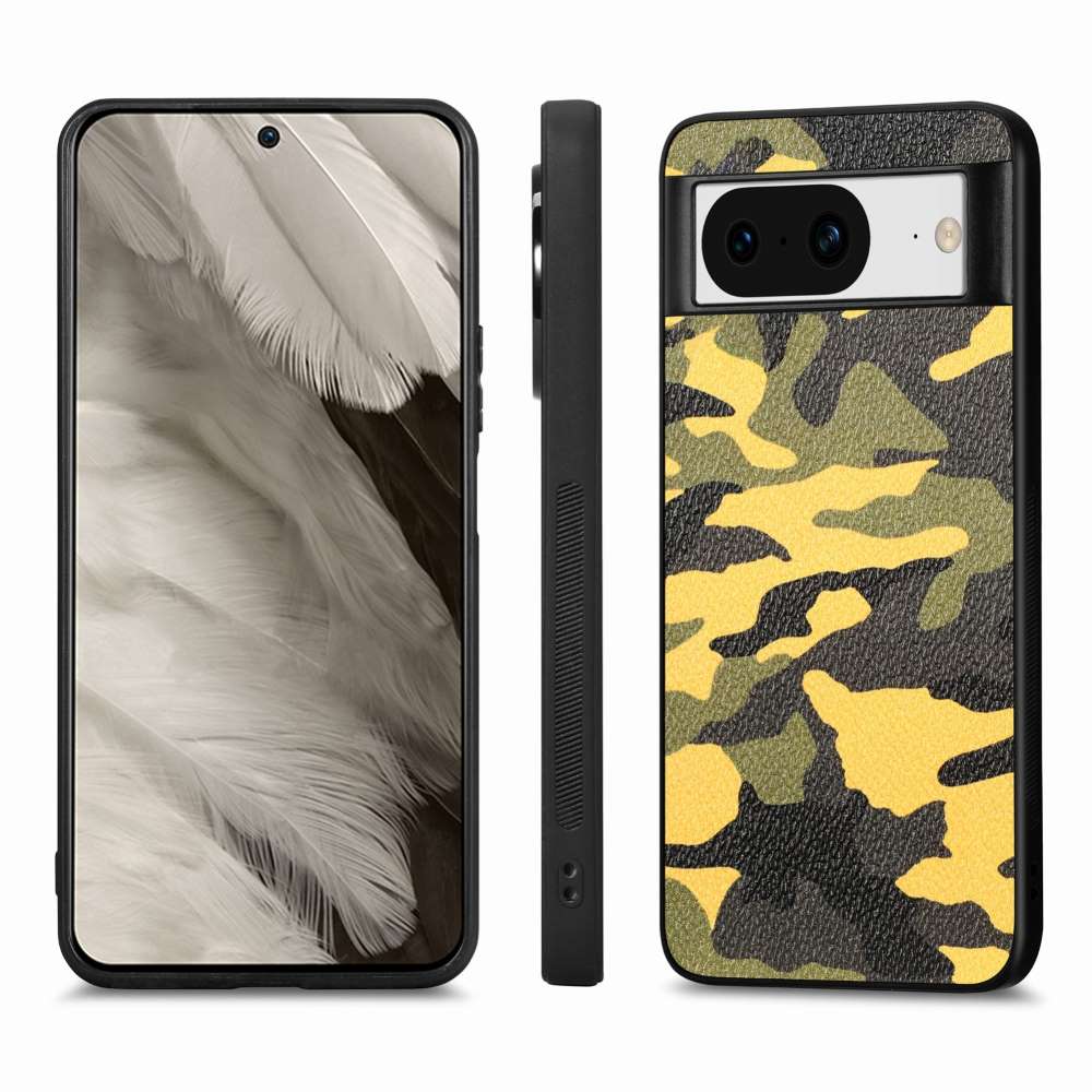 TPU Hülle für Google Pixel 8 Camouflage Schutz Case Army Flexibel Tarn Muster
