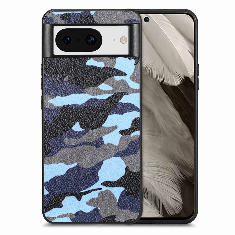TPU Hülle für Google Pixel 8 Camouflage Schutz Case Army Flexibel Tarn Muster