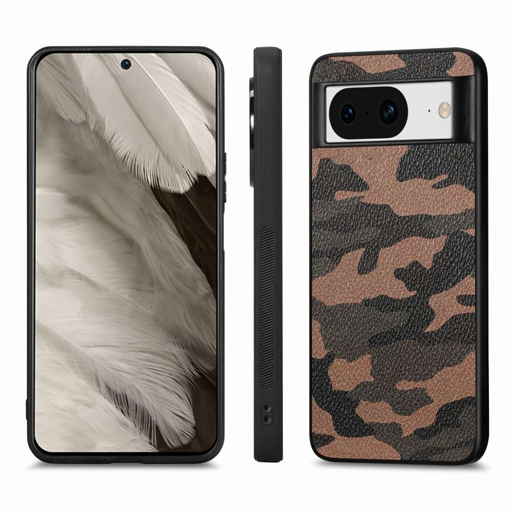 TPU Hülle für Google Pixel 8 Camouflage Schutz Case Army Flexibel Tarn Muster