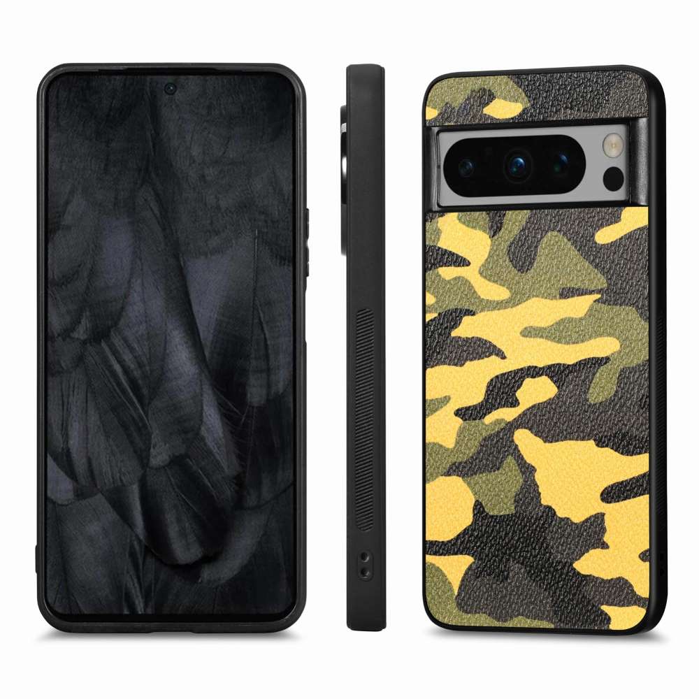 TPU Hülle für Google Pixel 8 PRO Camouflage Schutz Case Army Flexi Tarn Cover