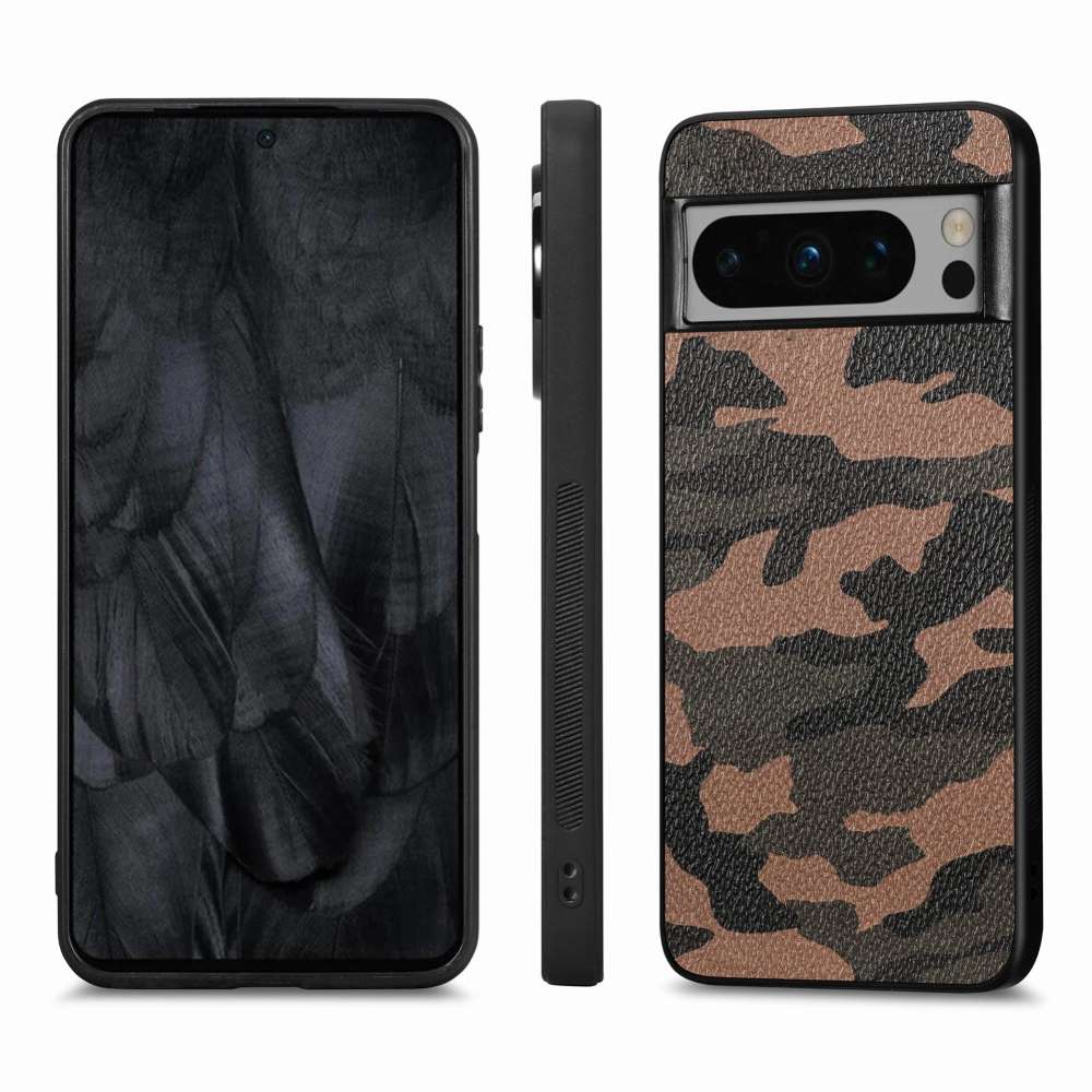 TPU Hülle für Google Pixel 8 PRO Camouflage Schutz Case Army Flexi Tarn Cover