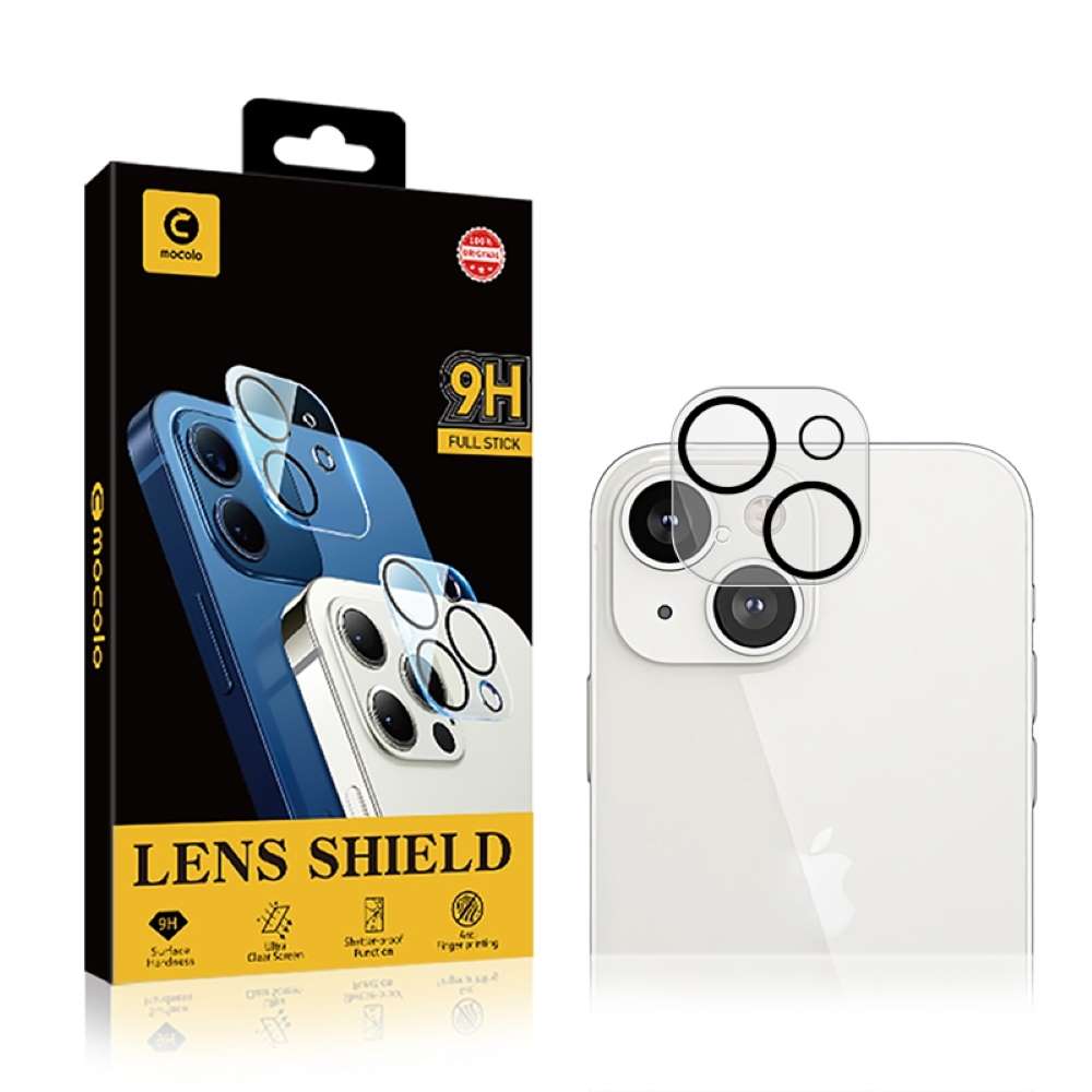 MOCOLO Kamera Schutzglas für Apple iPhone 15 | 15 PLUS Abdeckung Folie Glass