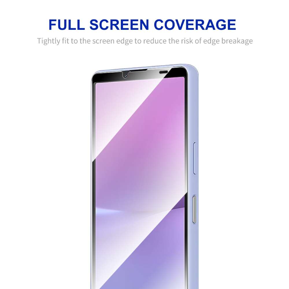 Schutzglas für Sony Xperia 10 V Full Cover Full Glue Tempered Glass Schutz Folie