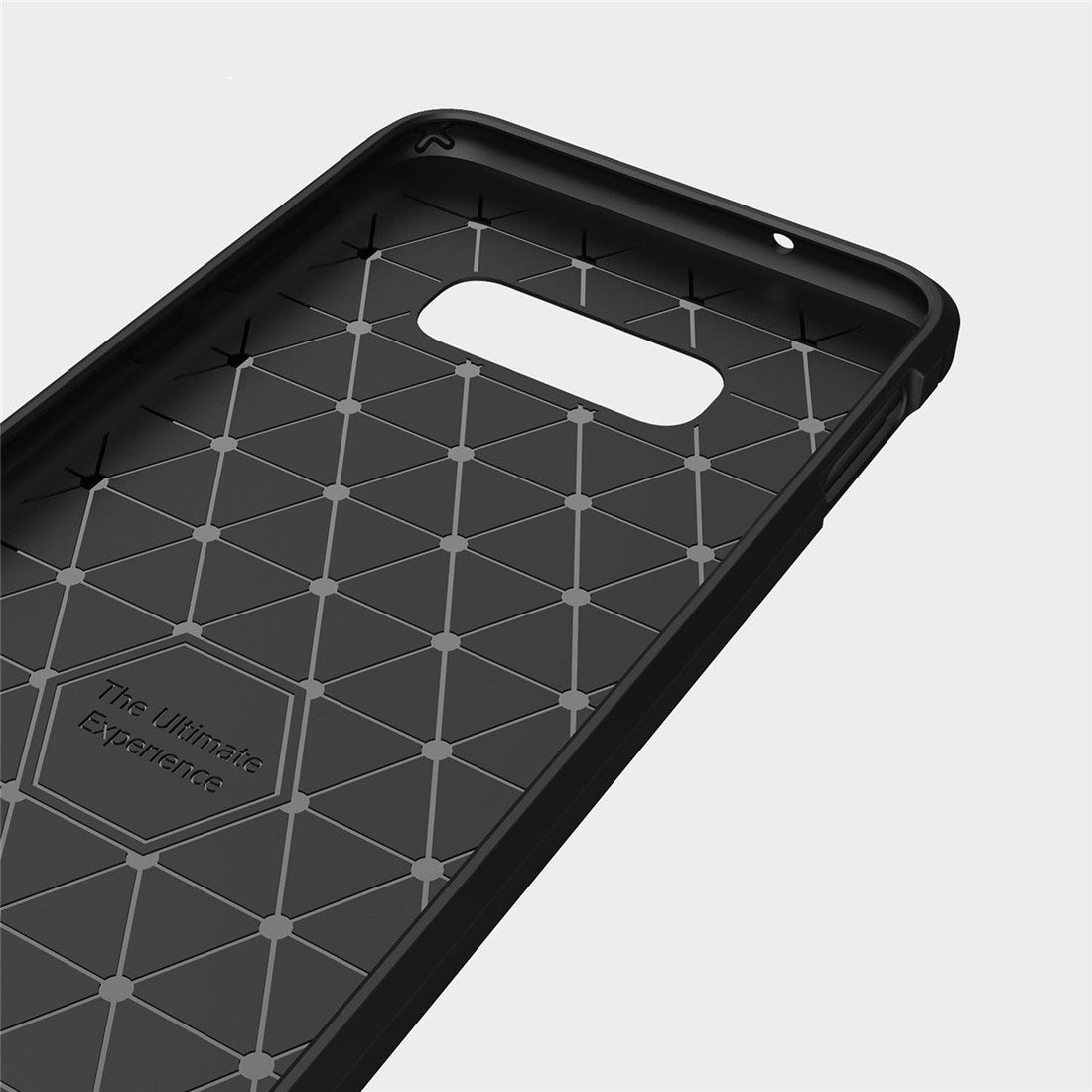 TPU Hülle für Samsung Galaxy S10e Carbon Fiber Skin Brushed Schutzcover Case