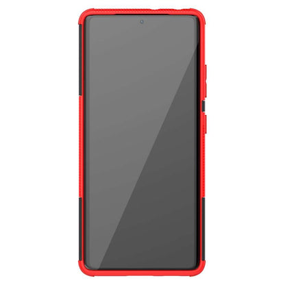 Outdoor Hülle für Samsung Galaxy S21 ULTRA Tire Rutschfest Stand PC TPU Case