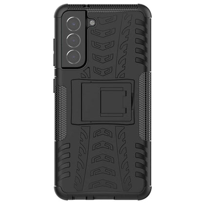 Outdoor Hülle für Samsung Galaxy S21 FE Tire Rutschfest Kickstand Schutz Cover