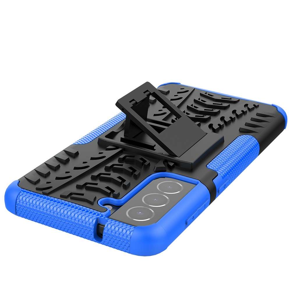 Outdoor Hülle für Samsung Galaxy S21 FE Tire Rutschfest Kickstand Schutz Cover