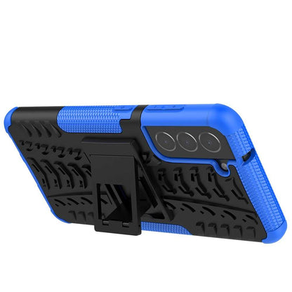 Outdoor Hülle für Samsung Galaxy S21 FE Tire Rutschfest Kickstand Schutz Cover