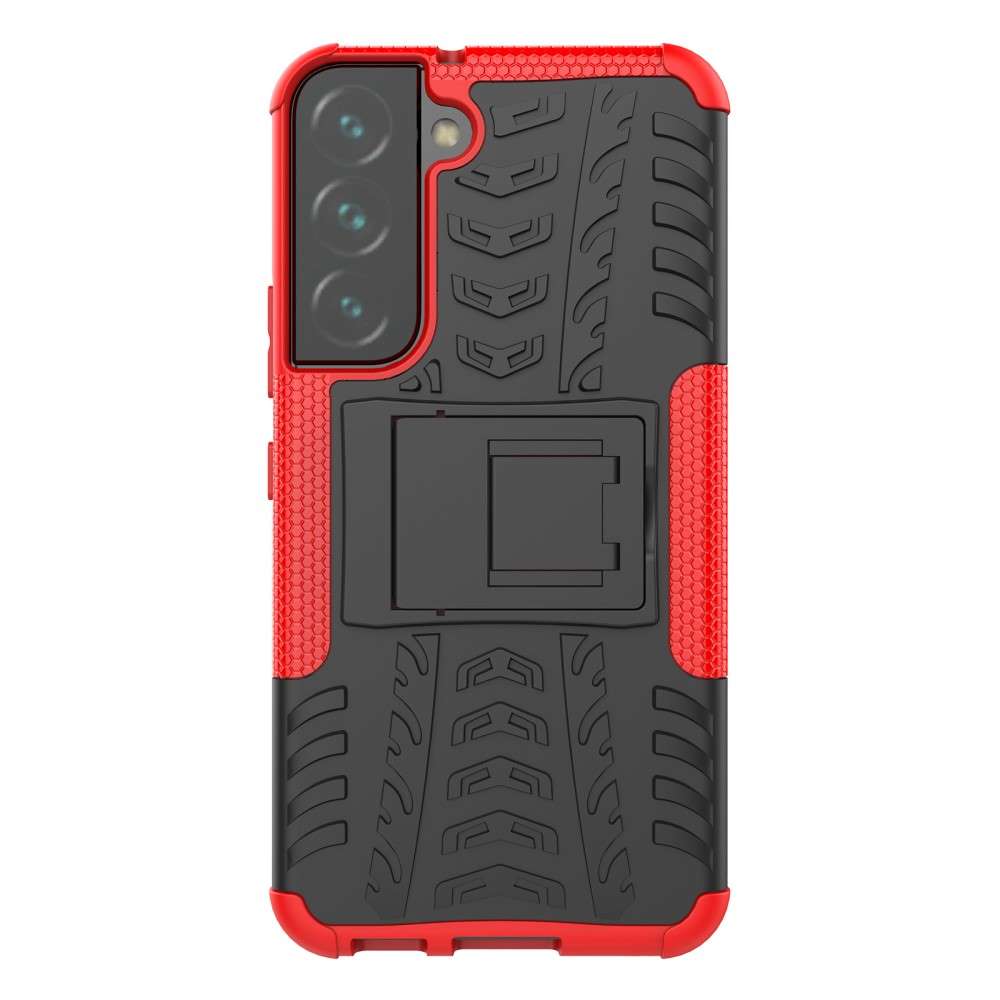 Outdoor Hülle für Samsung Galaxy S22 Tire Rutschfest Kickstand PC TPU Cover Case