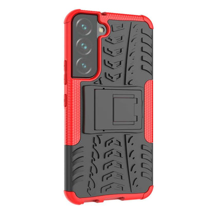 Outdoor Hülle für Samsung Galaxy S22 Tire Rutschfest Kickstand PC TPU Cover Case