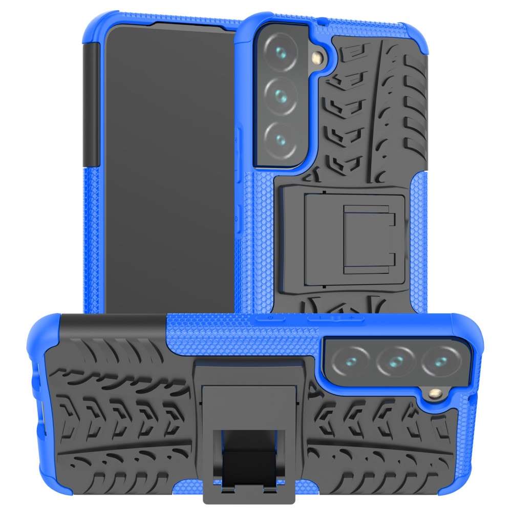 Outdoor Hülle für Samsung Galaxy S22 Tire Rutschfest Kickstand PC TPU Cover Case
