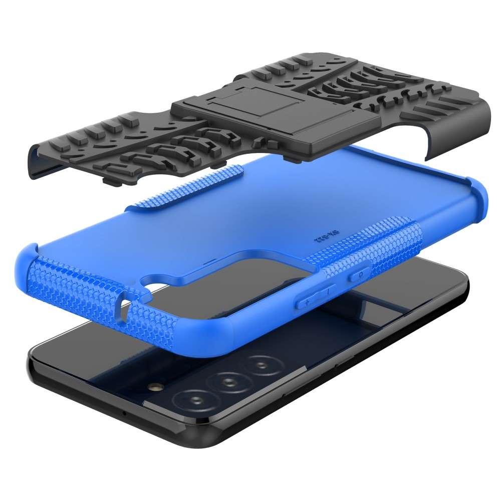 Outdoor Hülle für Samsung Galaxy S22 Tire Rutschfest Kickstand PC TPU Cover Case