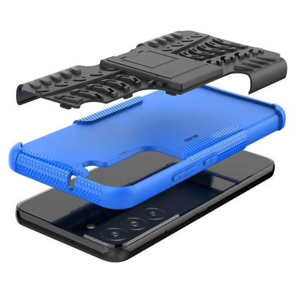 Outdoor Hülle für Samsung Galaxy S22 Tire Rutschfest Kickstand PC TPU Cover Case