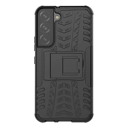 Outdoor Hülle für Samsung Galaxy S22 Tire Rutschfest Kickstand PC TPU Cover Case