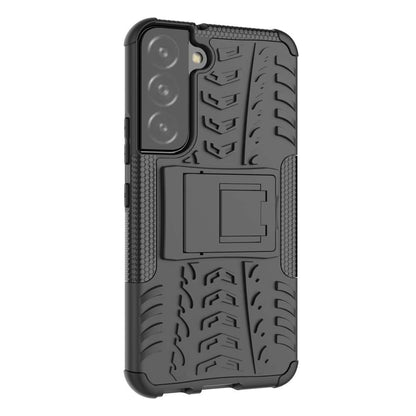 Outdoor Hülle für Samsung Galaxy S22 Tire Rutschfest Kickstand PC TPU Cover Case