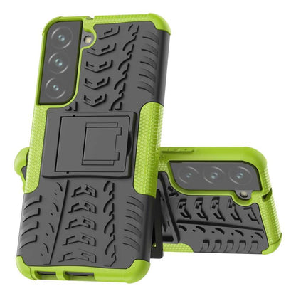 Outdoor Hülle für Samsung Galaxy S22 Tire Rutschfest Kickstand PC TPU Cover Case