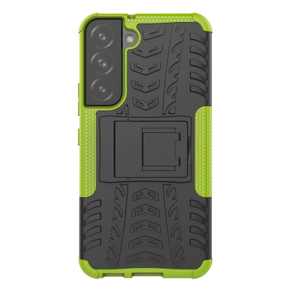 Outdoor Hülle für Samsung Galaxy S22 Tire Rutschfest Kickstand PC TPU Cover Case