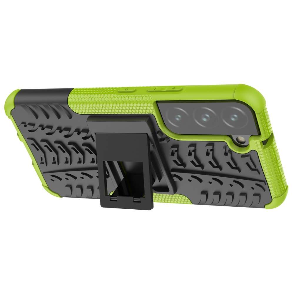 Outdoor Hülle für Samsung Galaxy S22 Tire Rutschfest Kickstand PC TPU Cover Case
