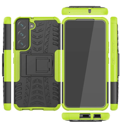 Outdoor Hülle für Samsung Galaxy S22 Tire Rutschfest Kickstand PC TPU Cover Case