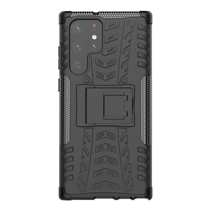 Outdoor Hülle für Samsung Galaxy S22 ULTRA Tire Rutschfest Stand PC TPU Case