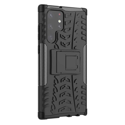 Outdoor Hülle für Samsung Galaxy S22 ULTRA Tire Rutschfest Stand PC TPU Case