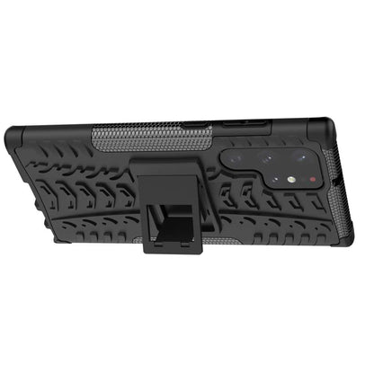 Outdoor Hülle für Samsung Galaxy S22 ULTRA Tire Rutschfest Stand PC TPU Case