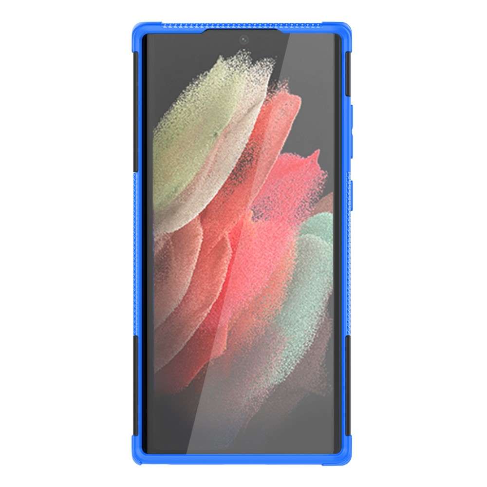Outdoor Hülle für Samsung Galaxy S22 ULTRA Tire Rutschfest Stand PC TPU Case