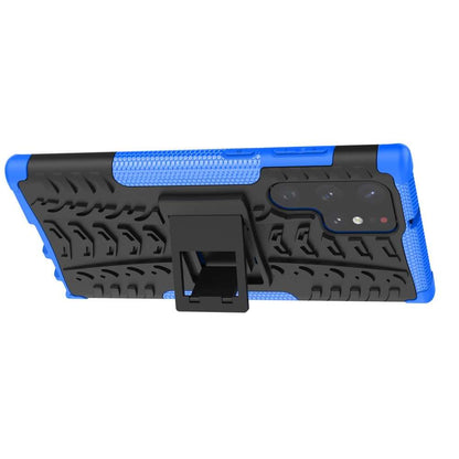 Outdoor Hülle für Samsung Galaxy S22 ULTRA Tire Rutschfest Stand PC TPU Case