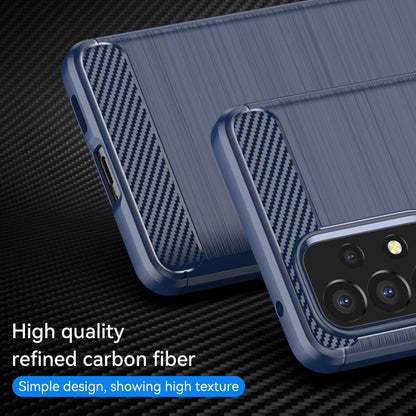 TPU Hülle für Samsung Galaxy A53 Carbon Fiber Skin Brushed Schutzcover Soft Case