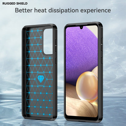 TPU Hülle für Samsung Galaxy A33 5G Carbon Fiber Skin Brushed Backcover Case