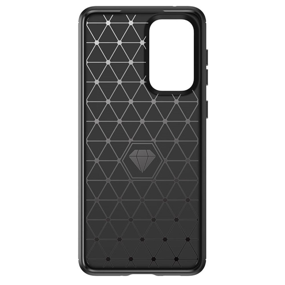 TPU Hülle für Samsung Galaxy A33 5G Carbon Fiber Skin Brushed Backcover Case