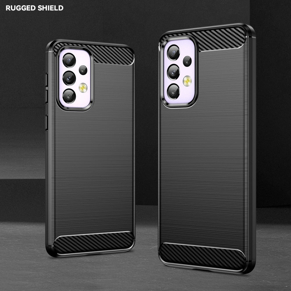 TPU Hülle für Samsung Galaxy A33 5G Carbon Fiber Skin Brushed Backcover Case