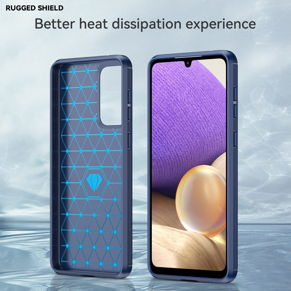 TPU Hülle für Samsung Galaxy A33 5G Carbon Fiber Skin Brushed Backcover Case