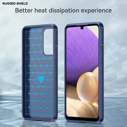 TPU Hülle für Samsung Galaxy A33 5G Carbon Fiber Skin Brushed Backcover Case