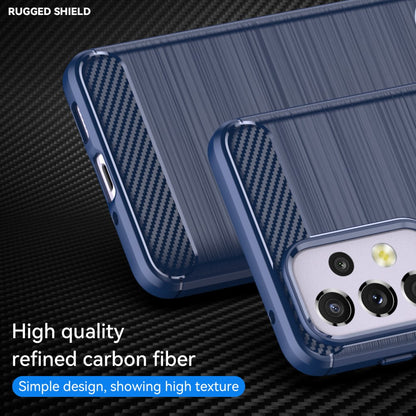 TPU Hülle für Samsung Galaxy A33 5G Carbon Fiber Skin Brushed Backcover Case