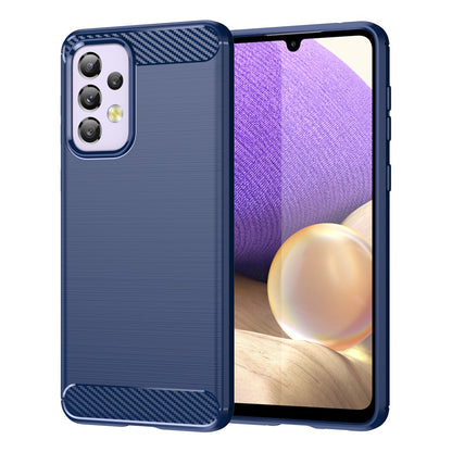 TPU Hülle für Samsung Galaxy A33 5G Carbon Fiber Skin Brushed Backcover Case