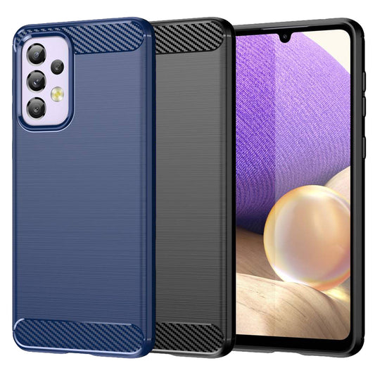 TPU Hülle für Samsung Galaxy A33 5G Carbon Fiber Skin Brushed Backcover Case