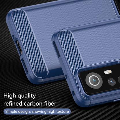 TPU Hülle für Xiaomi 12 12X Carbon Fiber Skin Brushed Schutz Backcover Soft Case