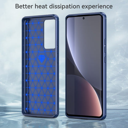 TPU Hülle für Xiaomi 12 PRO Carbon Fiber Skin Brushed Schutz Backcover Soft Case